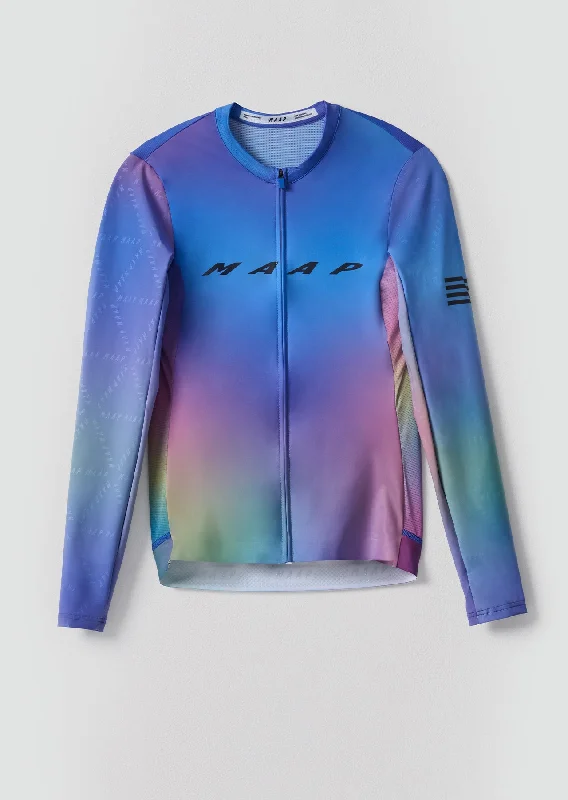 Women's Blurred Out Pro Hex LS Jersey 2.0 Budget-Friendly Jersey Tee