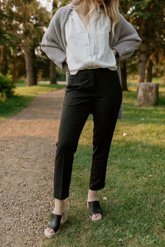The Halle Trouser 2.0 by Minimum - Black Trousers fashionable trendy