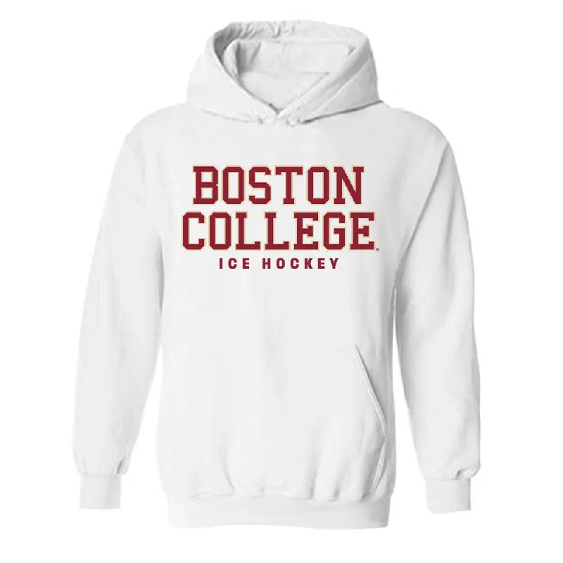 Boston College - NCAA Women's Ice Hockey : Kiera Dempsey - Classic Shersey Hooded Sweatshirt Hoodie with Hem Drawcord Adjustable Customizable Boston College - NCAA Women's Ice Hockey : Kiera Dempsey - Classic Shersey Hooded Sweatshirt Hoodie with Hem Drawcord Adjustable Customizable