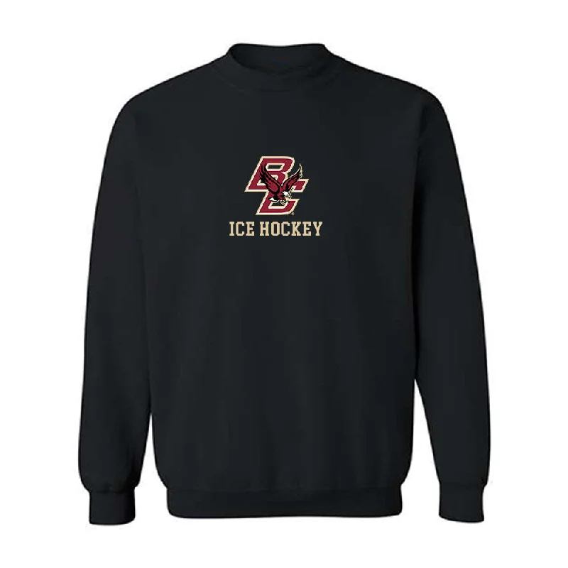 Boston College - NCAA Women's Ice Hockey : Lauren Glaser - Classic Shersey Crewneck Sweatshirt Hoodie with Hood Adjustable Protection Boston College - NCAA Women's Ice Hockey : Lauren Glaser - Classic Shersey Crewneck Sweatshirt Hoodie with Hood Adjustable Protection