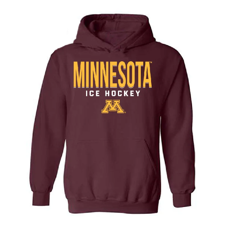 Minnesota - NCAA Women's Ice Hockey : Madeline Wethington - Classic Shersey Hooded Sweatshirt Hoodie with Cuffed Sleeves Snug Secure Minnesota - NCAA Women's Ice Hockey : Madeline Wethington - Classic Shersey Hooded Sweatshirt Hoodie with Cuffed Sleeves Snug Secure