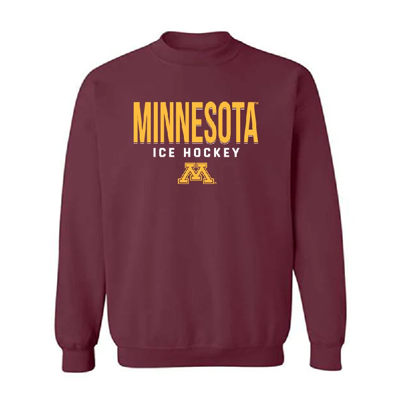 Minnesota - NCAA Women's Ice Hockey : Josey Dunne - Classic Shersey Crewneck Sweatshirt Hoodie with Puffed Sleeves Voluminous Trendy Minnesota - NCAA Women's Ice Hockey : Josey Dunne - Classic Shersey Crewneck Sweatshirt Hoodie with Puffed Sleeves Voluminous Trendy