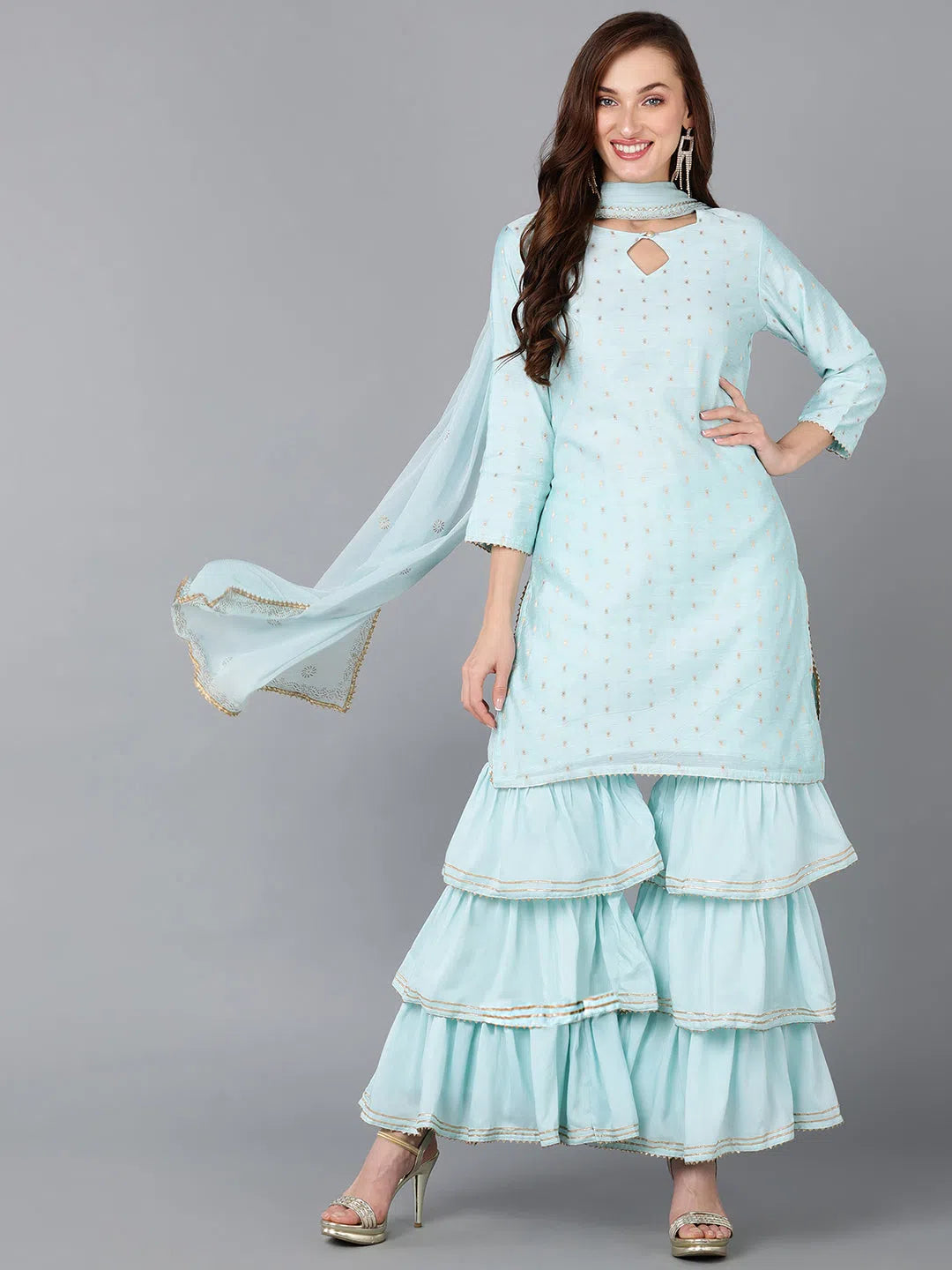 Ahika Women Poly Chanderi Printed Kurta Trouser-PKSKD1302A_XS Trousers Review Highly Ahika Women Poly Chanderi Printed Kurta Trouser-PKSKD1302A_XS Trousers Review Highly