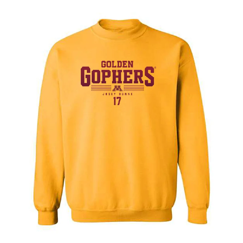 Minnesota - NCAA Women's Ice Hockey : Josey Dunne - Classic Fashion Shersey Crewneck Sweatshirt Hoodie with Hood Adjustable Protection Minnesota - NCAA Women's Ice Hockey : Josey Dunne - Classic Fashion Shersey Crewneck Sweatshirt Hoodie with Hood Adjustable Protection