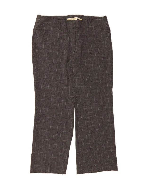 MICHAEL KORS Womens Grammercy Fit Casual Trousers US 12 Large W34 L29 Grey Trousers Custom Made MICHAEL KORS Womens Grammercy Fit Casual Trousers US 12 Large W34 L29 Grey Trousers Custom Made
