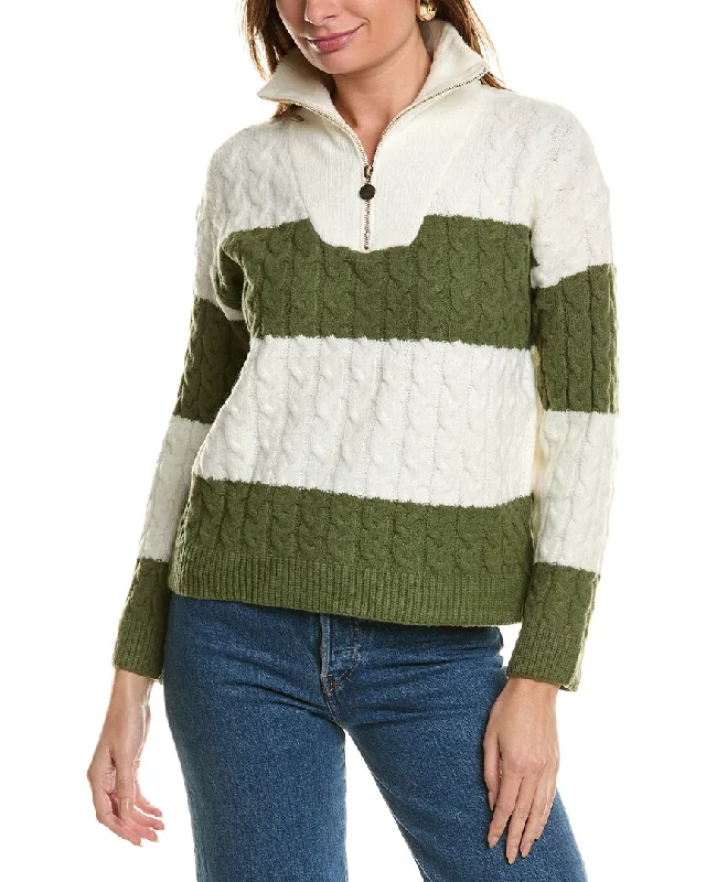 Anna Kay Geraldine Sweater Chenille Brocade Lace