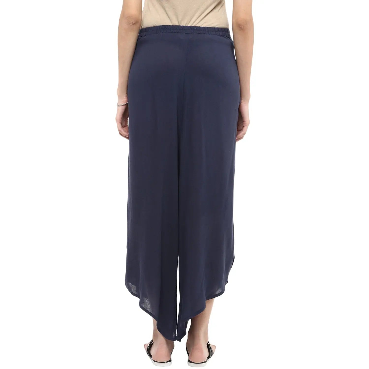 Front Knot Dhoti Trouser Trousers Print Floral