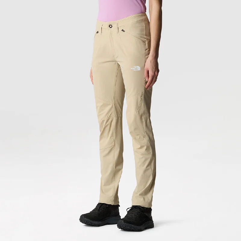 WOMEN'S SPEEDLIGHT SLIM STRAIGHT TROUSERS Trousers Lace Delicate