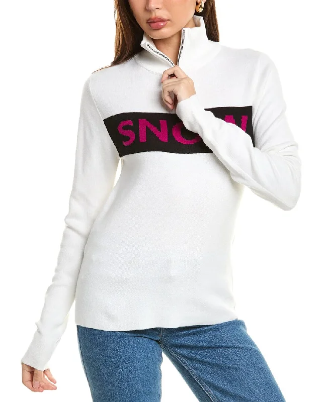 Skea Reed Wool-Blend Snow Sweater Cashmere Blend Cotton Blend Poly Blend