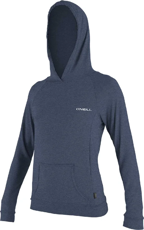 O'Neill Ladies' Hybrid Long Sleeve Pullover Sun Hoodie 2019 Hoodie with Slit Hem Functional Movement O'Neill Ladies' Hybrid Long Sleeve Pullover Sun Hoodie 2019 Hoodie with Slit Hem Functional Movement