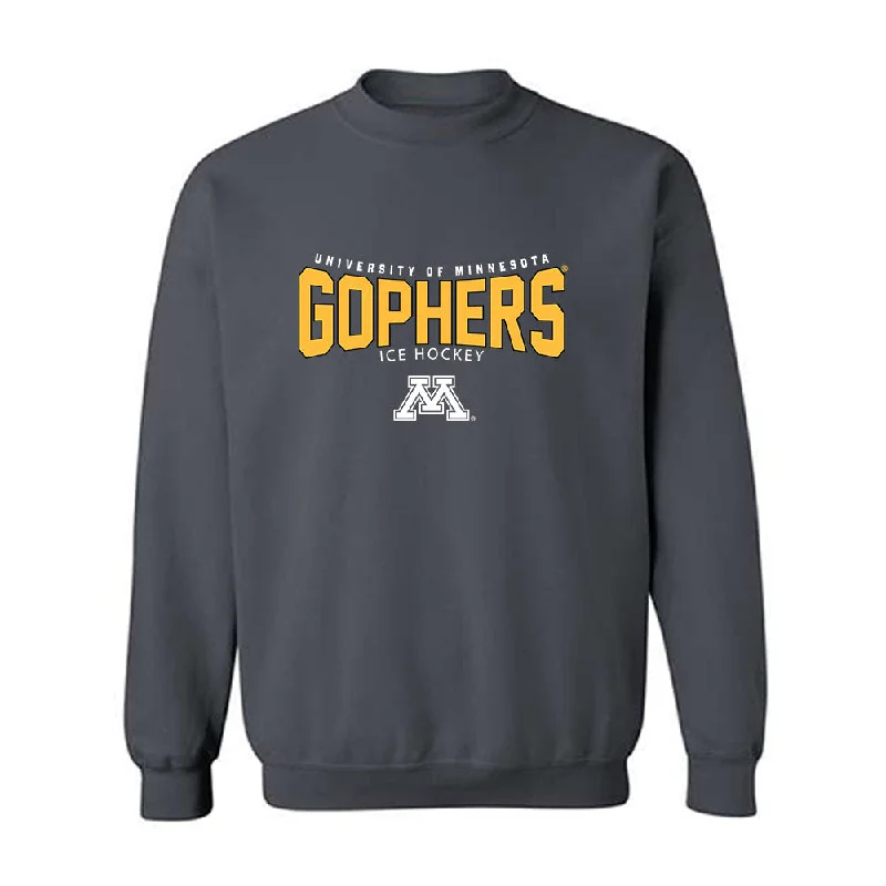 Minnesota - NCAA Women's Ice Hockey : Skylar Vetter - Classic Fashion Shersey Crewneck Sweatshirt Hoodie with Tied Waist Feminine Flattering Minnesota - NCAA Women's Ice Hockey : Skylar Vetter - Classic Fashion Shersey Crewneck Sweatshirt Hoodie with Tied Waist Feminine Flattering