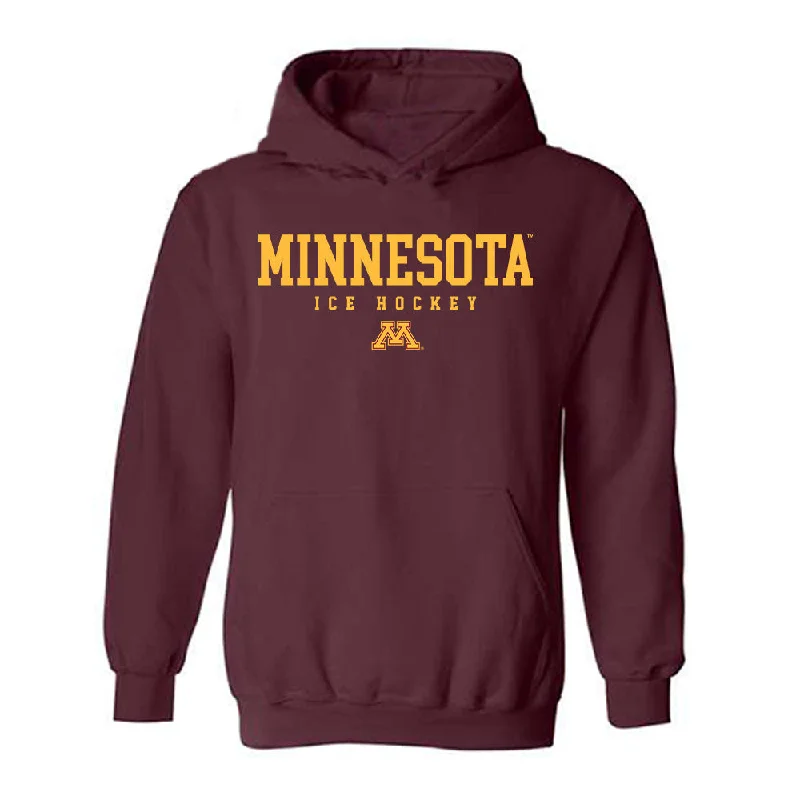 Minnesota - NCAA Women's Ice Hockey : Madeline Wethington - Classic Shersey Hooded Sweatshirt Hoodie with Mesh Breathable Sporty Minnesota - NCAA Women's Ice Hockey : Madeline Wethington - Classic Shersey Hooded Sweatshirt Hoodie with Mesh Breathable Sporty