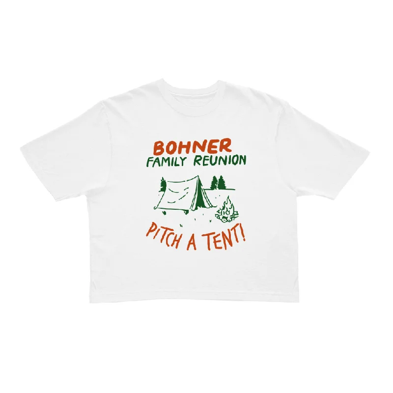 Bohner Family Reunion Crop Top Machine Wash Dry Clean Hand Wash
