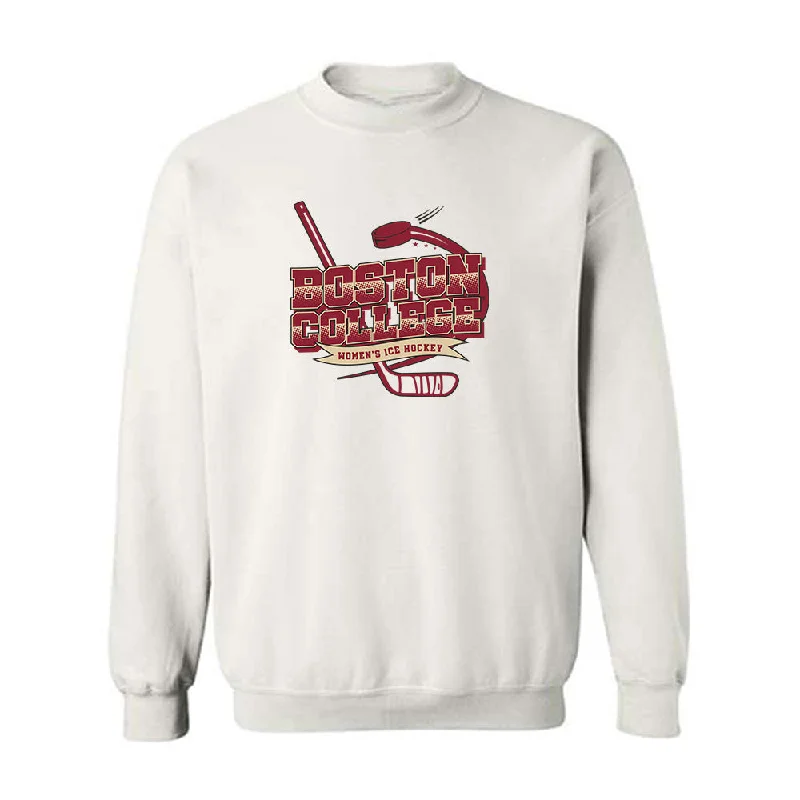 Boston College - NCAA Women's Ice Hockey : Shea Frost - Crewneck Sweatshirt Hoodie with Magnetic Closure Innovative Modern Boston College - NCAA Women's Ice Hockey : Shea Frost - Crewneck Sweatshirt Hoodie with Magnetic Closure Innovative Modern