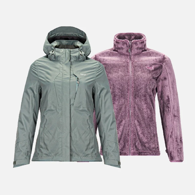 Chaqueta Mujer Tres Cruces Fusion-3 Hoody Jacket Verde Grisaceo Lippi Chenille Fabric Brocade Fabric Lace Fabric Chaqueta Mujer Tres Cruces Fusion-3 Hoody Jacket Verde Grisaceo Lippi Chenille Fabric Brocade Fabric Lace Fabric