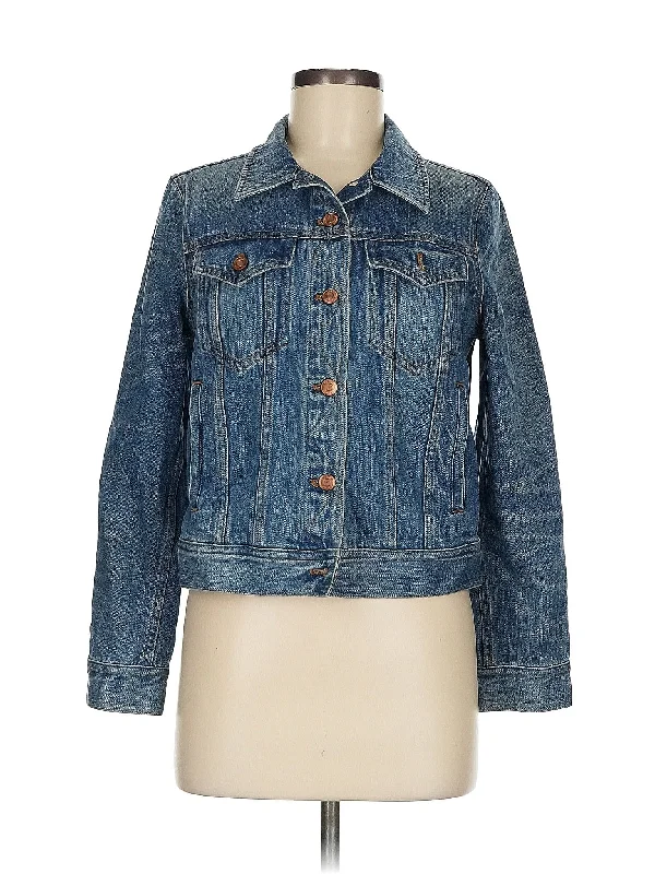 Denim Jacket V-Neck Jacket Boat Neck Jacket Square Neck Jacket