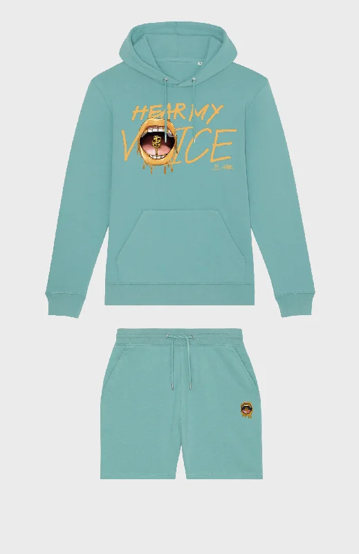SWMSociety x A-Star x Dream City x Hear My Voice Hoodie and Shorts Set Hoodie with Neon Bright Vibrant SWMSociety x A-Star x Dream City x Hear My Voice Hoodie and Shorts Set Hoodie with Neon Bright Vibrant