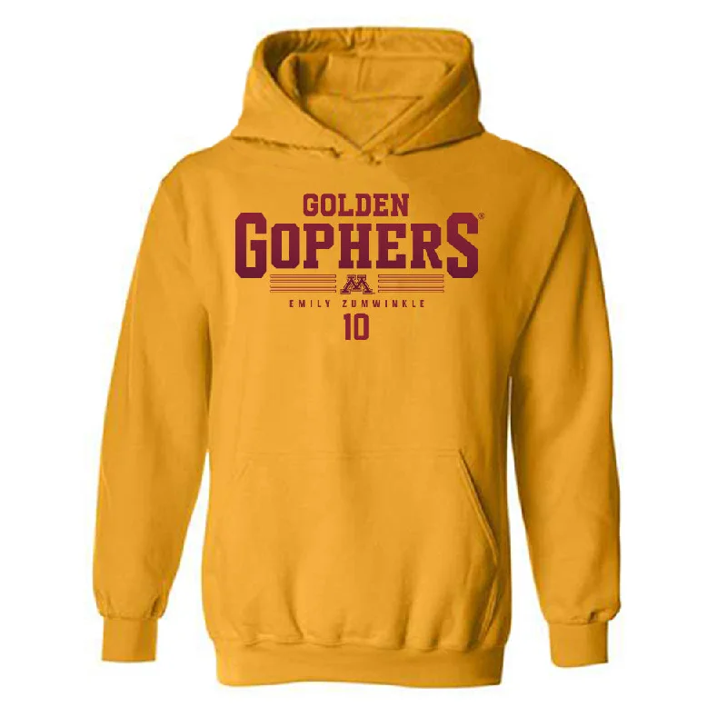 Minnesota - NCAA Women's Ice Hockey : Emily Zumwinkle - Classic Fashion Shersey Hooded Sweatshirt Hooded Sweatshirt Casual Wear Street Style Minnesota - NCAA Women's Ice Hockey : Emily Zumwinkle - Classic Fashion Shersey Hooded Sweatshirt Hooded Sweatshirt Casual Wear Street Style