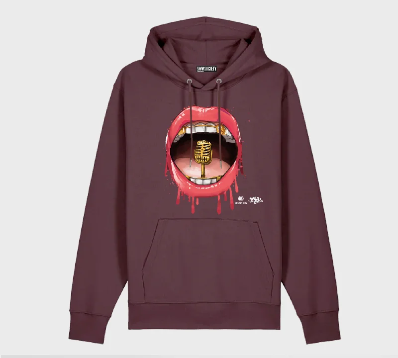 SWMSociety x Dream City x Hear My Voice Hoodie Zip Hoodie Drawstring Kangaroo Pocket SWMSociety x Dream City x Hear My Voice Hoodie Zip Hoodie Drawstring Kangaroo Pocket