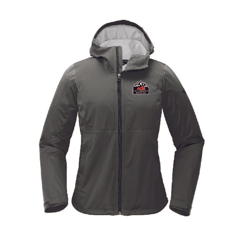 NF0A47FH The North Face ® Ladies All-Weather DryVent ™ Stretch Jacket AIRC Zippered Front Buttoned Front Snap Front NF0A47FH The North Face ® Ladies All-Weather DryVent ™ Stretch Jacket AIRC Zippered Front Buttoned Front Snap Front