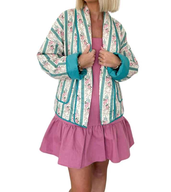 Sweet Memories Quilted Jacket In Blue Floral Chenille Jacket Brocade Jacket Lace Jacket Sweet Memories Quilted Jacket In Blue Floral Chenille Jacket Brocade Jacket Lace Jacket