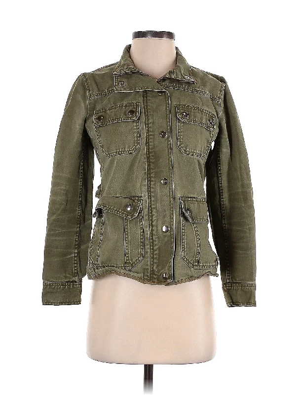 Jacket A-Line Jacket Boat Neck Shawl Collar