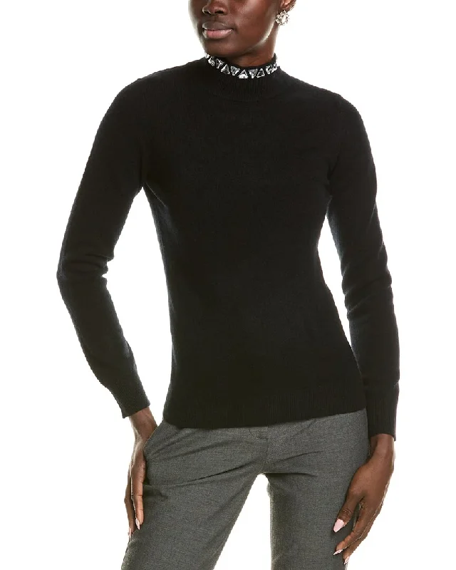 Sofiacashmere Stone Trim Turtleneck Cashmere Sweater Long Sweater Short Sweater Cropped Sweater Sofiacashmere Stone Trim Turtleneck Cashmere Sweater Long Sweater Short Sweater Cropped Sweater