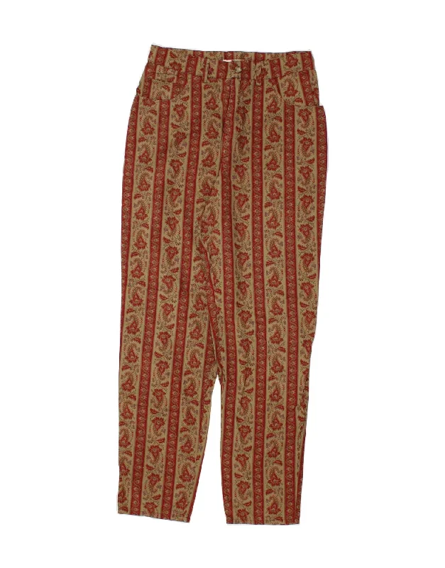 INGRO ROSE Womens High Waist Casual Trousers IT 42 Medium W28 L28 Red Trousers Leather Faux INGRO ROSE Womens High Waist Casual Trousers IT 42 Medium W28 L28 Red Trousers Leather Faux
