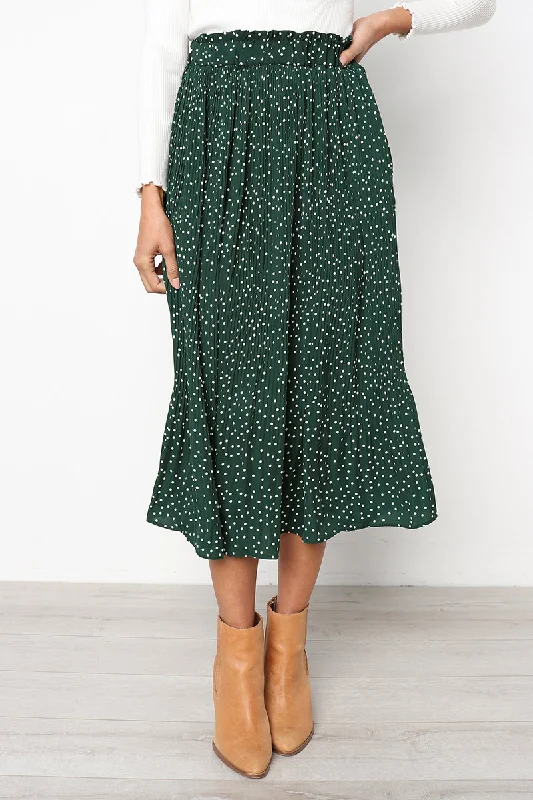 Green Polka Dots