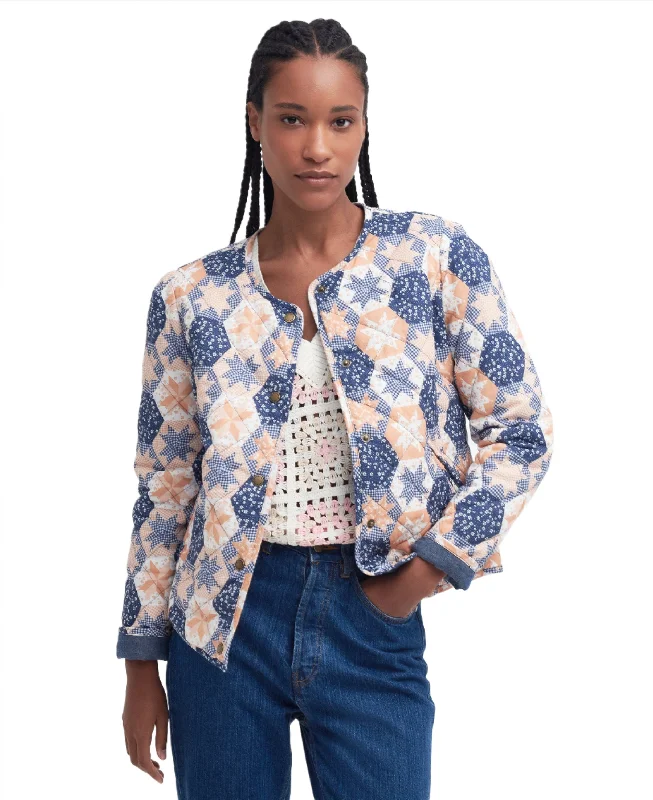 Margate Reversible Quilted Jacket Herringbone Jacket Houndstooth Jacket Plaid Jacket