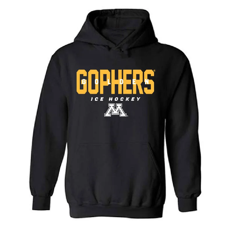 Minnesota - NCAA Women's Ice Hockey : Emily Zumwinkle - Classic Fashion Shersey Hooded Sweatshirt Hoodie with Button Placket Classic Preppy Minnesota - NCAA Women's Ice Hockey : Emily Zumwinkle - Classic Fashion Shersey Hooded Sweatshirt Hoodie with Button Placket Classic Preppy
