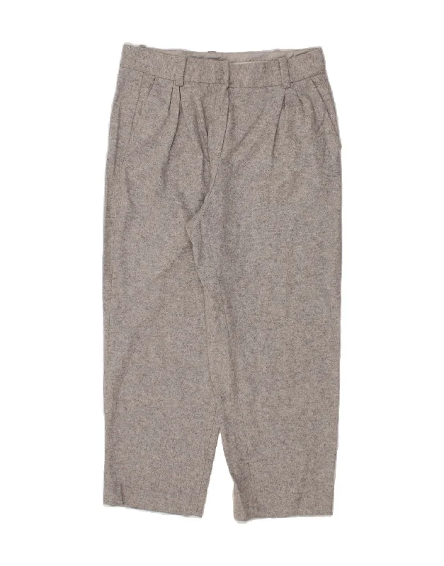 MASSIMO DUTTI Womens Loose Fit Casual Trousers EU 42 Large W34 L27 Grey Trousers Hiking Durable MASSIMO DUTTI Womens Loose Fit Casual Trousers EU 42 Large W34 L27 Grey Trousers Hiking Durable