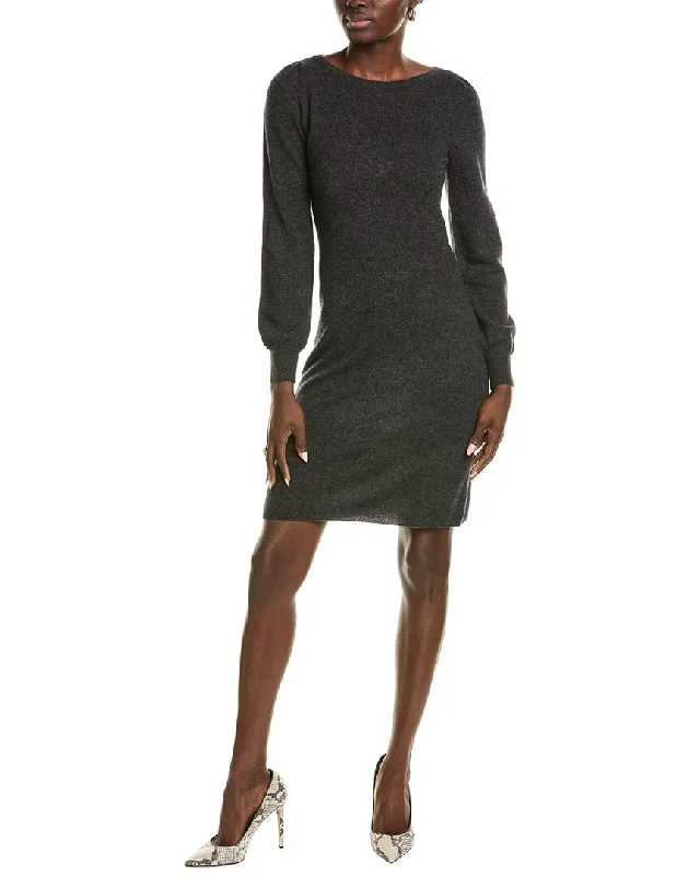 Sofiacashmere Jersey Femme Sleeve Boat Neck Cashmere Sweaterdress Cashmere Blend Cotton Blend Poly Blend Sofiacashmere Jersey Femme Sleeve Boat Neck Cashmere Sweaterdress Cashmere Blend Cotton Blend Poly Blend