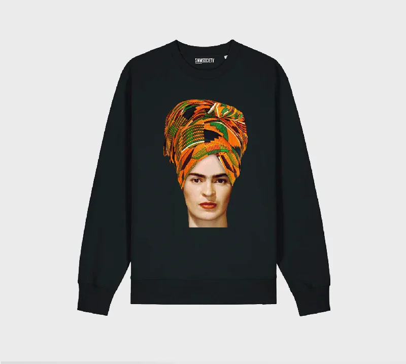 SWMSOCIETY X NEWBEINGS Mama Frida Sweatshirt Hoodie with Velcro Closure Adjustable Secure SWMSOCIETY X NEWBEINGS Mama Frida Sweatshirt Hoodie with Velcro Closure Adjustable Secure