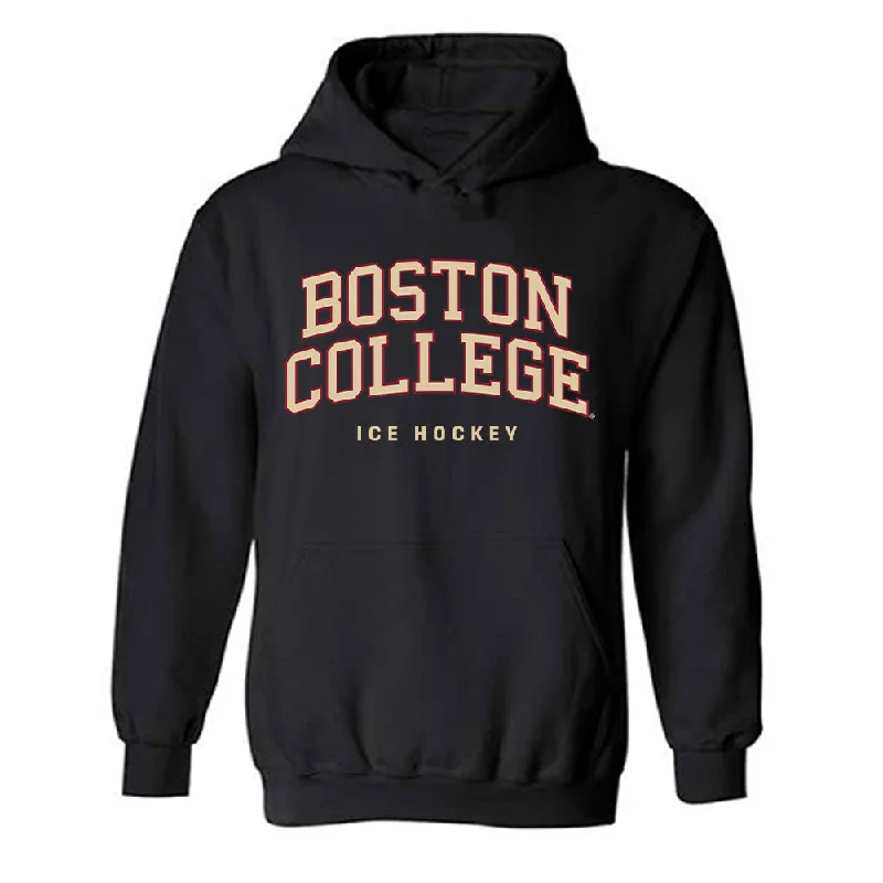 Boston College - NCAA Women's Ice Hockey : Lauren Glaser - Classic Shersey Hooded Sweatshirt Hooded Sweatshirt Casual Wear Street Style Boston College - NCAA Women's Ice Hockey : Lauren Glaser - Classic Shersey Hooded Sweatshirt Hooded Sweatshirt Casual Wear Street Style