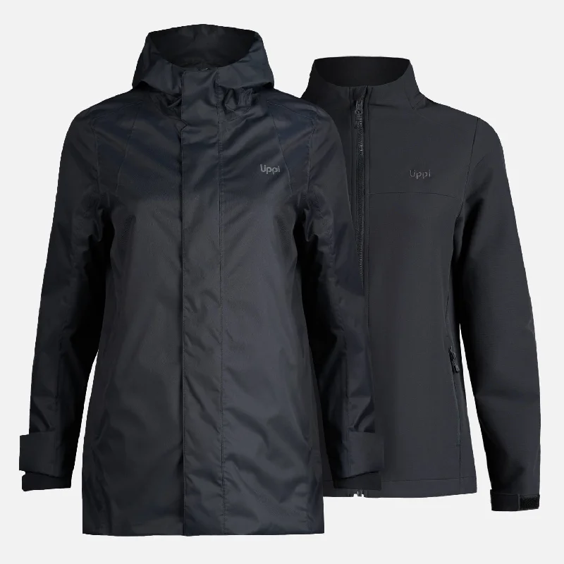 Chaqueta Mujer Smart Protect Fusion 3 Jacket Negro Lippi Nylon Fabric Polyester Fabric Spandex Fabric Chaqueta Mujer Smart Protect Fusion 3 Jacket Negro Lippi Nylon Fabric Polyester Fabric Spandex Fabric