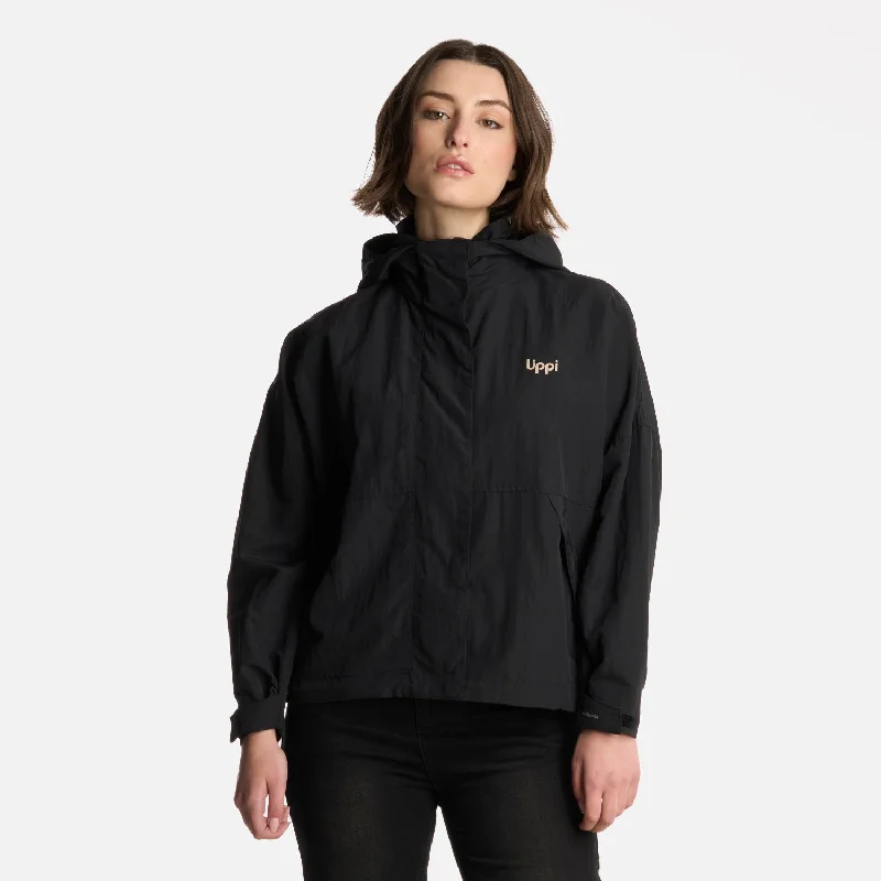 Chaqueta Mujer CityMe WindBreaker Hoody Jacket Negro Lippi Plaid Jacket Tartan Jacket Houndstooth Jacket Chaqueta Mujer CityMe WindBreaker Hoody Jacket Negro Lippi Plaid Jacket Tartan Jacket Houndstooth Jacket