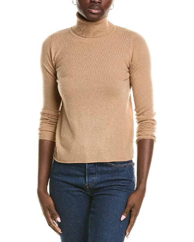 Sofiacashmere Roll Cuff & Hem Turtleneck Sweater Spandex Blend Rayon Blend Denim Blend Sofiacashmere Roll Cuff & Hem Turtleneck Sweater Spandex Blend Rayon Blend Denim Blend