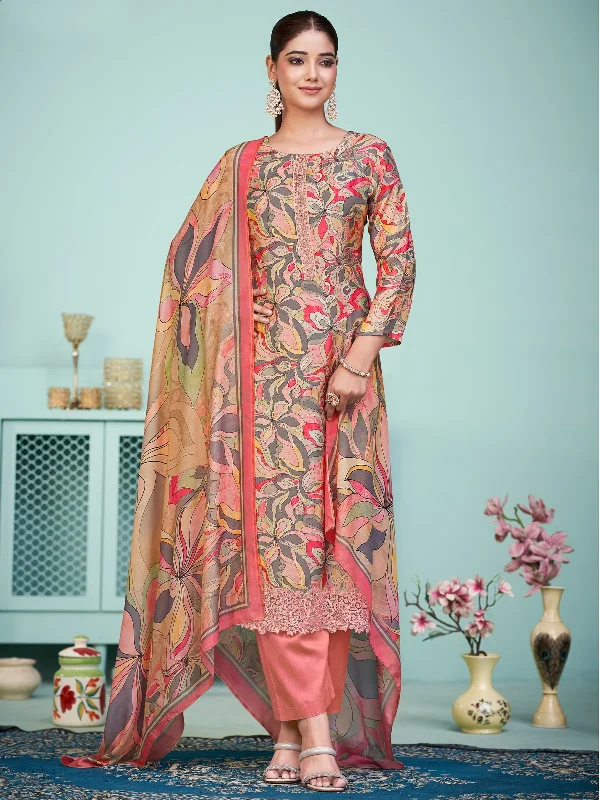 Women's Multicolor Muslin Digital Print With Resham Thread Work Kurta With Trouser & Dupatta - Aastha Fashion Chinos Cotton Straight Leg Women's Multicolor Muslin Digital Print With Resham Thread Work Kurta With Trouser & Dupatta - Aastha Fashion Chinos Cotton Straight Leg