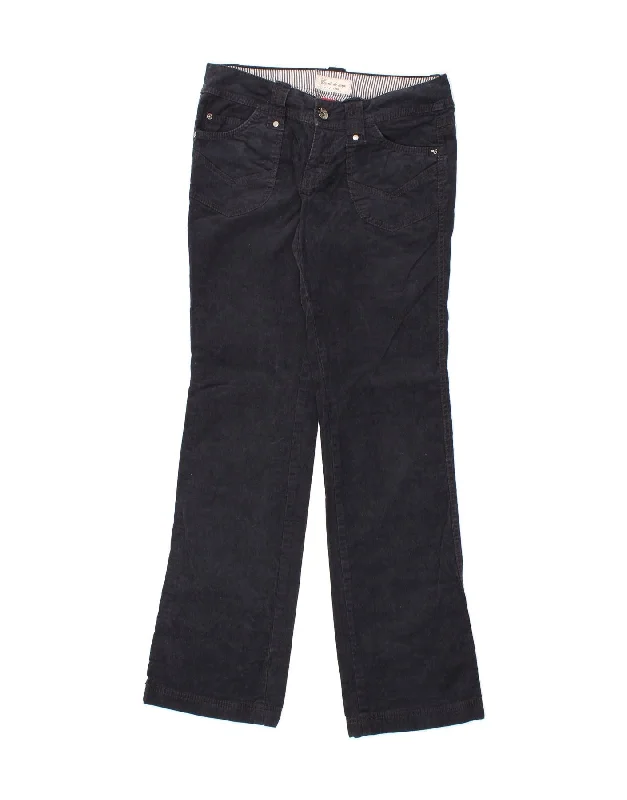 ESPRIT Womens Straight Corduroy Trousers UK 10 Small W30 L33 Navy Blue Trousers Silk Elegant ESPRIT Womens Straight Corduroy Trousers UK 10 Small W30 L33 Navy Blue Trousers Silk Elegant