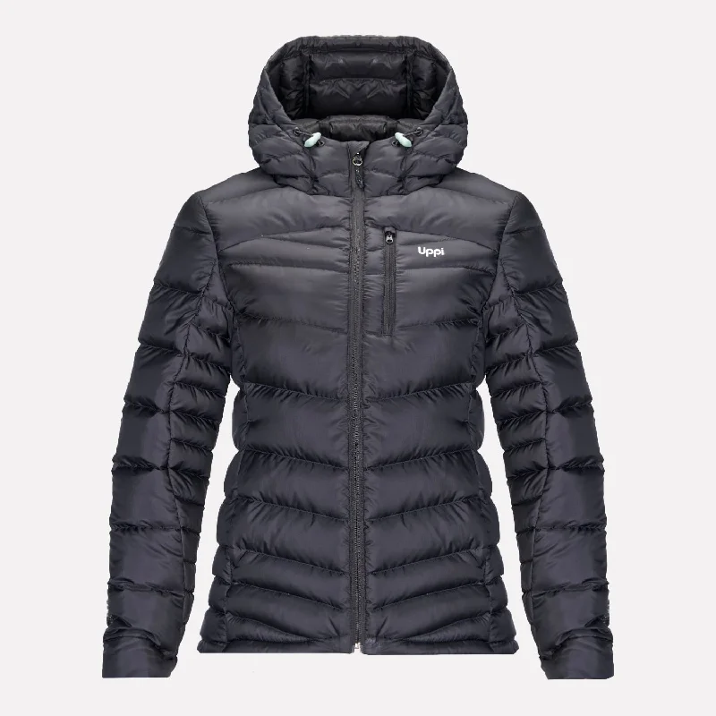 Chaqueta Mujer Bazpur Down Hoody Jacket Negro Lippi Fitted Jacket Loose Jacket Oversized Jacket Chaqueta Mujer Bazpur Down Hoody Jacket Negro Lippi Fitted Jacket Loose Jacket Oversized Jacket