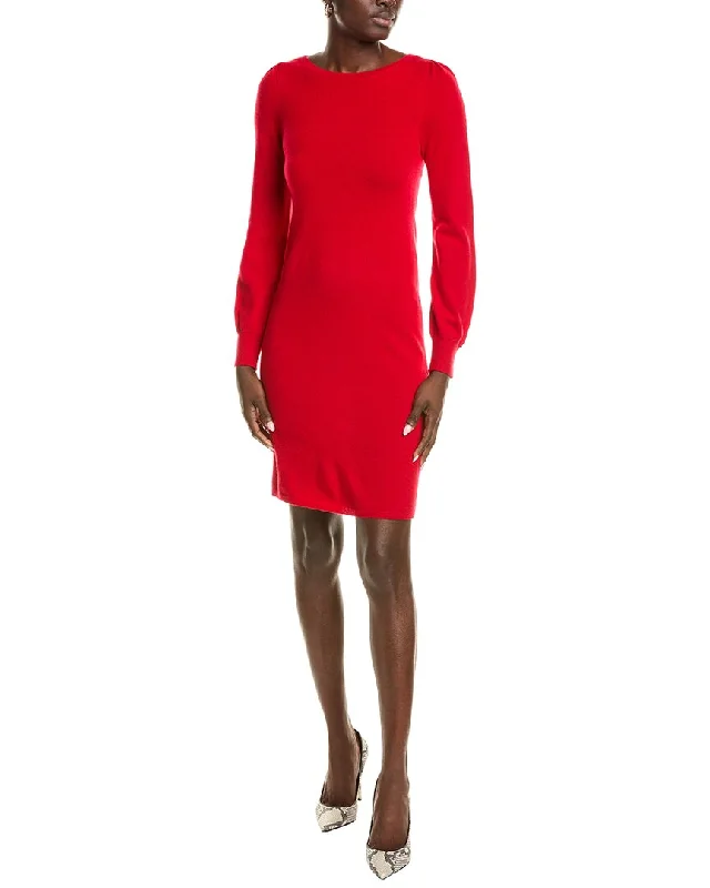 Sofiacashmere Jersey Femme Sleeve Boat Neck Cashmere Sweaterdress Boxy Sweater Fitted Sweater A-Line Sofiacashmere Jersey Femme Sleeve Boat Neck Cashmere Sweaterdress Boxy Sweater Fitted Sweater A-Line