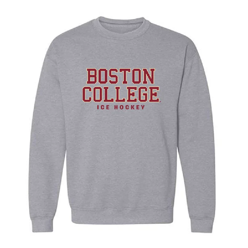 Boston College - NCAA Women's Ice Hockey : Lauren Glaser - Classic Shersey Crewneck Sweatshirt Hoodie with Hidden Zipper Minimalist Clean Boston College - NCAA Women's Ice Hockey : Lauren Glaser - Classic Shersey Crewneck Sweatshirt Hoodie with Hidden Zipper Minimalist Clean