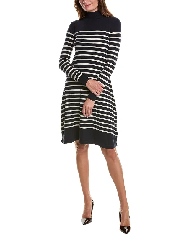 Weekend Max Mara Sesia Silk & Wool-Blend Sweaterdress Graphic Sweater Embroidered Appliqued Weekend Max Mara Sesia Silk & Wool-Blend Sweaterdress Graphic Sweater Embroidered Appliqued