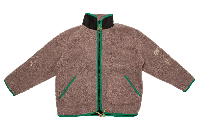 Jungles Jungles Solace Zip Thru Sherpa Jacket "Purple" Snapped Jacket Toggled Jacket Drawstring Jacket Jungles Jungles Solace Zip Thru Sherpa Jacket "Purple" Snapped Jacket Toggled Jacket Drawstring Jacket