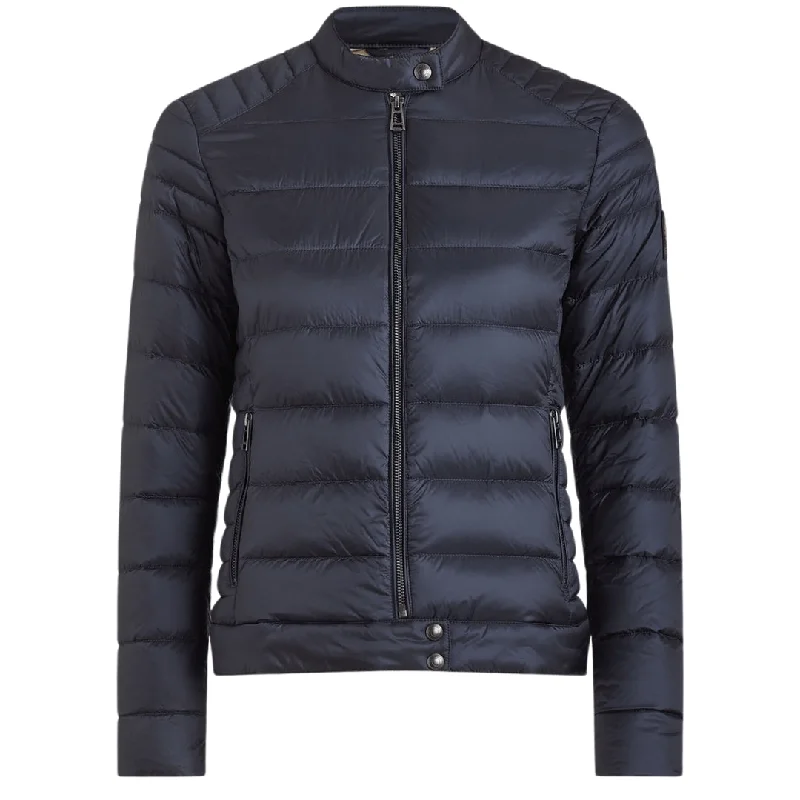 Belstaff Oidile Dark Ink Down Jacket Fleece Jacket Down Jacket Parka