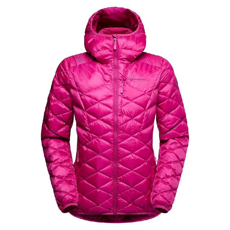 Pinnacle Down Jacket - Women's Wool Jacket Cashmere Jacket Tweed Jacket