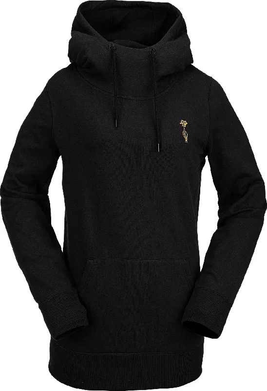 Volcom Women's Costus Fleece Pullover Hoodie 2021 Hoodie with Elastic Waist Stretchable Comfortable Volcom Women's Costus Fleece Pullover Hoodie 2021 Hoodie with Elastic Waist Stretchable Comfortable
