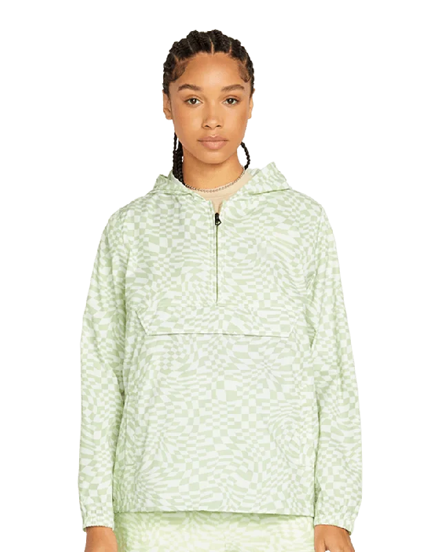 Earth Tripper 2 Jacket in Sage Notch Collar Peter Pan Collar Cowl Neck