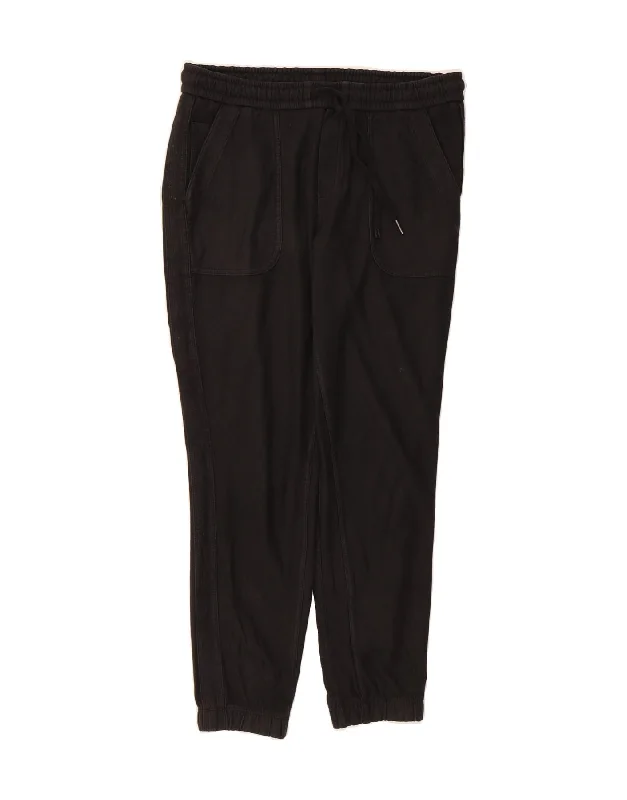 ATHLETA Womens Tracksuit Trousers Joggers US 6 Medium Black Cotton Trousers chic fashionable ATHLETA Womens Tracksuit Trousers Joggers US 6 Medium Black Cotton Trousers chic fashionable